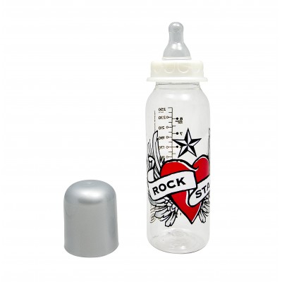 Rock Star Baby Heart & Wings бебешка бутилка 250мл